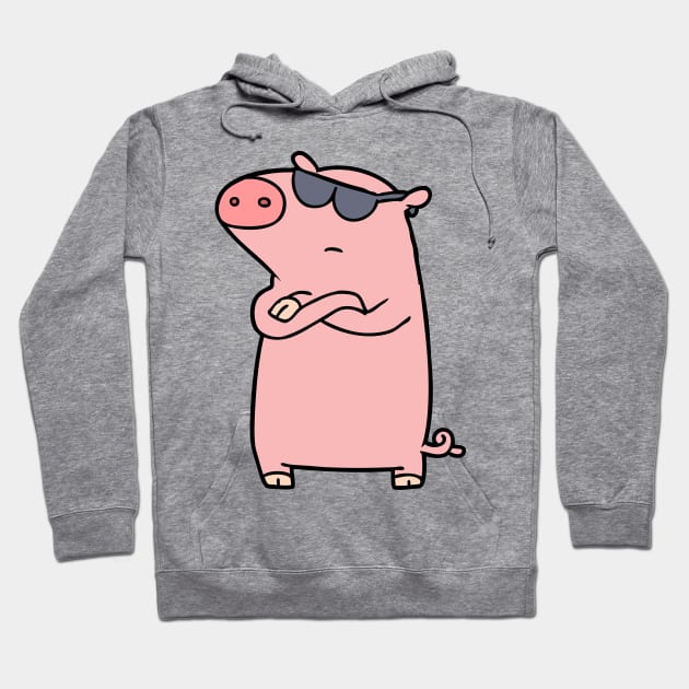 Cancel Pig is not impressed Hoodie by Alt World Studios